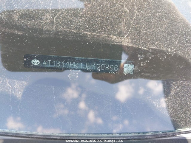 4T1B11HK1JU120896 Toyota Camry L/le/xle/se/xse