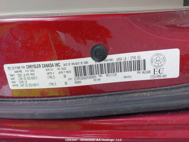 Aukcja sprzedaży 2014 Dodge Grand Caravan Se/sxt, vin: 2C4RDGBG6ER369893, numer aukcji: 12593047