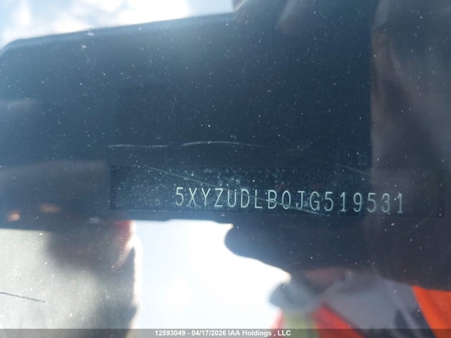 Aukcja sprzedaży 2018 Hyundai Santa Fe Sport, vin: 5XYZUDLB0JG519531, numer aukcji: 12593049