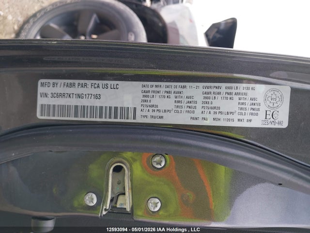 RAM 1500 Classic Tradesman 2022 3C6RR7KT1NG177163 Image 9