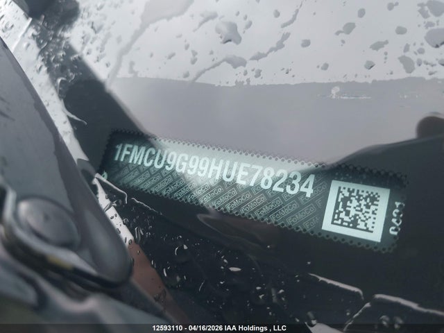 1FMCU9G99HUE78234 Ford ESCAPE SE