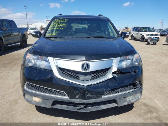 12593117 :رقم المزاد ، 2HNYD2H70BH003350 vin ، 2011 Acura Mdx Advance مزاد بيع