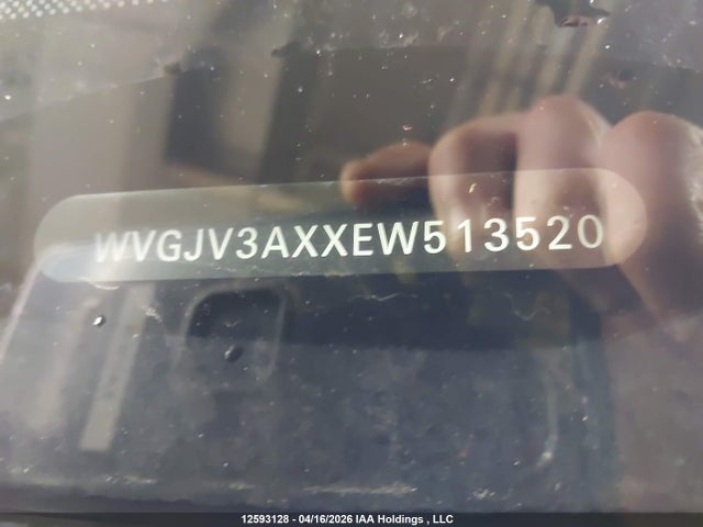 WVGJV3AXXEW513520 Volkswagen Tiguan