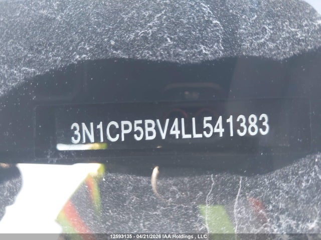 12593135 :رقم المزاد ، 3N1CP5BV4LL541383 vin ، 2020 Nissan Kicks S مزاد بيع