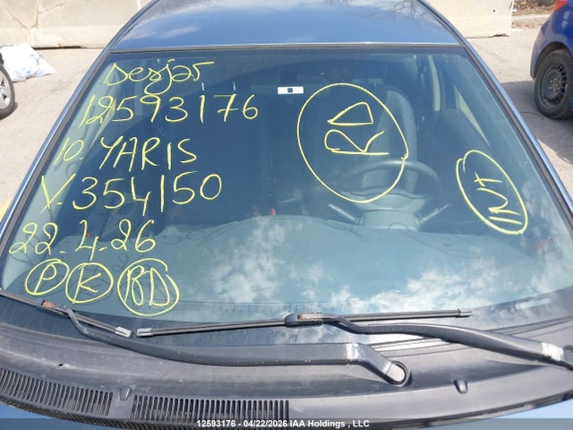 2010 Toyota Yaris მანქანა იყიდება აუქციონზე, vin: JTDBT9K31A1354150, აუქციონის ნომერი: 12593176