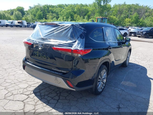 12593204 :رقم المزاد ، 5TDFZRBH3LS031171 vin ، 2020 Toyota Highlander Platinum مزاد بيع
