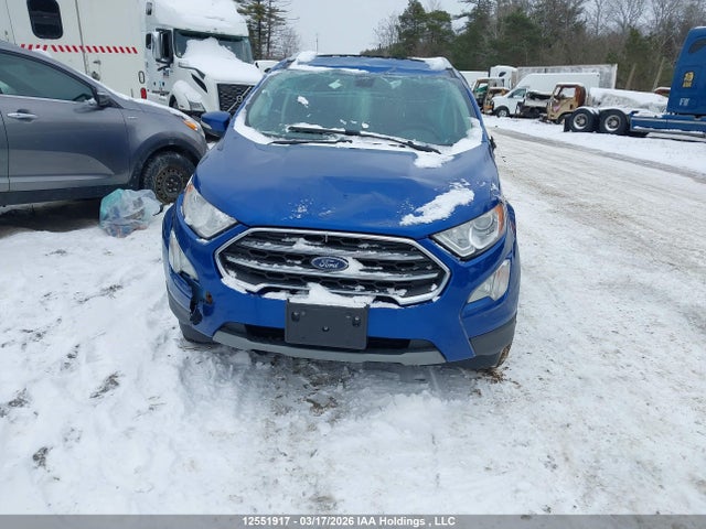 12551917 :رقم المزاد ، MAJ6S3KL3LC345447 vin ، 2020 Ford Ecosport Titanium مزاد بيع