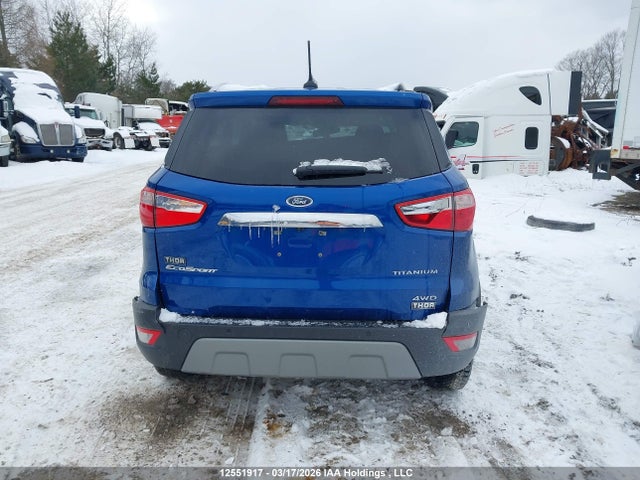 12551917 :رقم المزاد ، MAJ6S3KL3LC345447 vin ، 2020 Ford Ecosport Titanium مزاد بيع