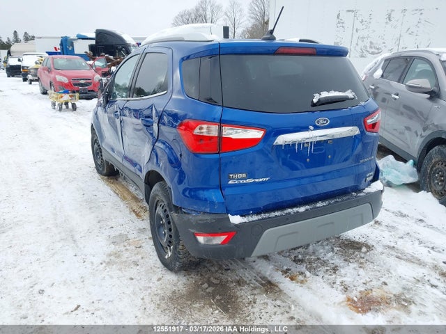 12551917 :رقم المزاد ، MAJ6S3KL3LC345447 vin ، 2020 Ford Ecosport Titanium مزاد بيع