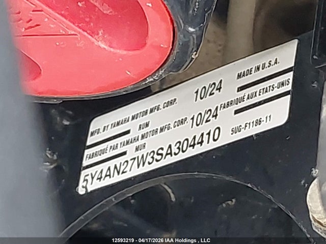 5Y4AN27W3SA304410 Yamaha YXE850