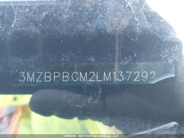 Продажа на аукционе авто 2020 Mazda Mazda3 Gs, vin: 3MZBPBCM2LM137292, номер лота: 12593246