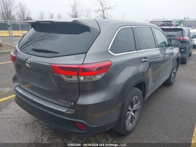 2017 Toyota Highlander Le/le Plus მანქანა იყიდება აუქციონზე, vin: 5TDZZRFH8HS221305, აუქციონის ნომერი: 12593254