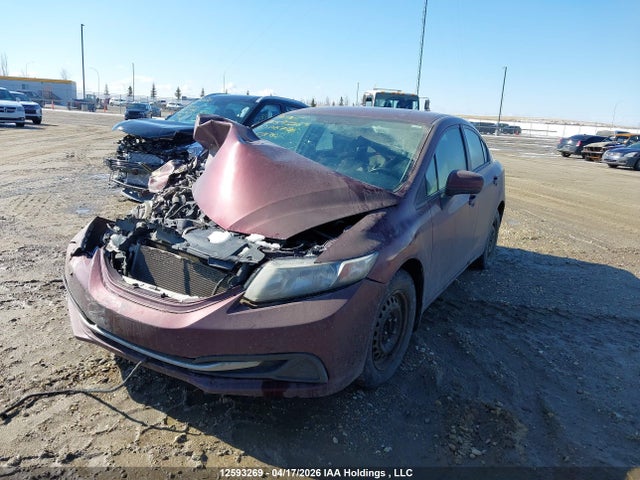 2014 Honda Civic Lx მანქანა იყიდება აუქციონზე, vin: 2HGFB2F41EH016772, აუქციონის ნომერი: 12593269