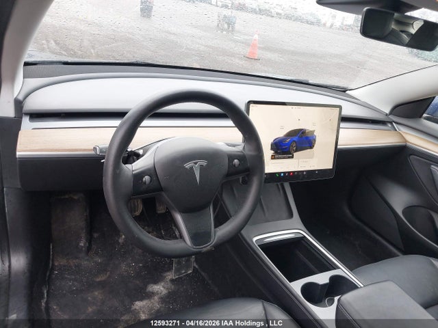 12593271 :رقم المزاد ، 5YJ3E1EA9NF258158 vin ، 2022 Tesla Model 3 مزاد بيع