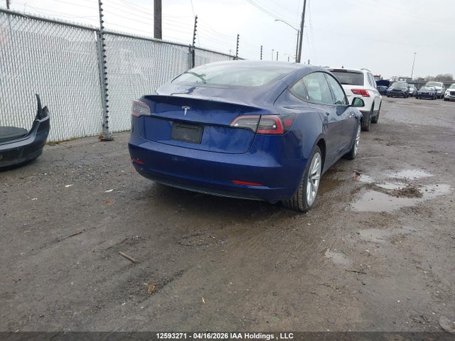 12593271 :رقم المزاد ، 5YJ3E1EA9NF258158 vin ، 2022 Tesla Model 3 مزاد بيع