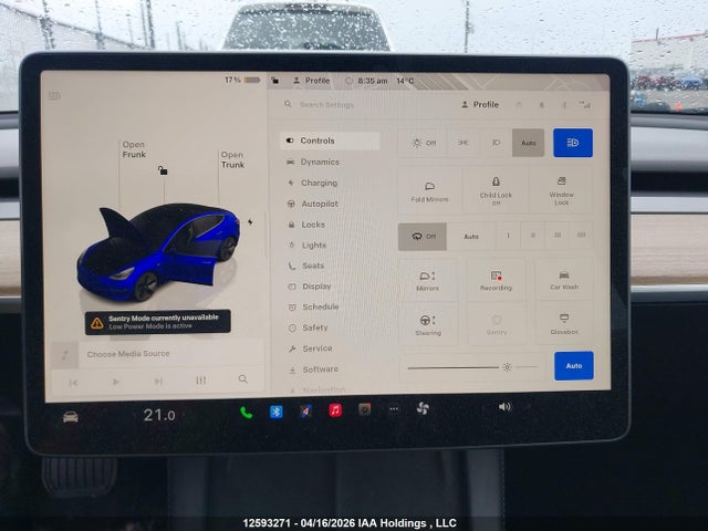 12593271 :رقم المزاد ، 5YJ3E1EA9NF258158 vin ، 2022 Tesla Model 3 مزاد بيع
