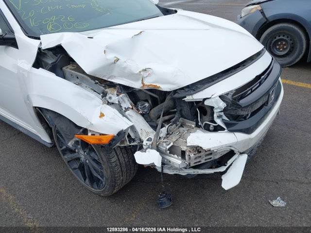 2020 Honda Civic Sport მანქანა იყიდება აუქციონზე, vin: SHHFK7G43LU301856, აუქციონის ნომერი: 12593286