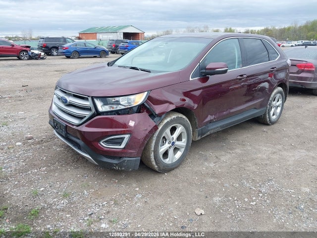 12593291 :رقم المزاد ، 2FMPK3J84HBB98831 vin ، 2017 Ford Edge Sel مزاد بيع