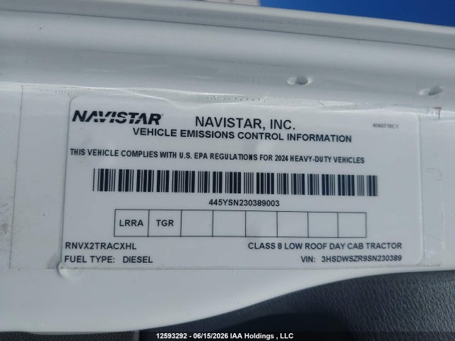 International Rh 2025 3HSDWSZR9SN230389 Image 18