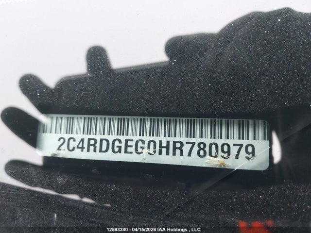 Продаж на аукціоні авто 2017 Dodge Grand Caravan Gt, vin: 2C4RDGEG0HR780979, номер лоту: 12593380