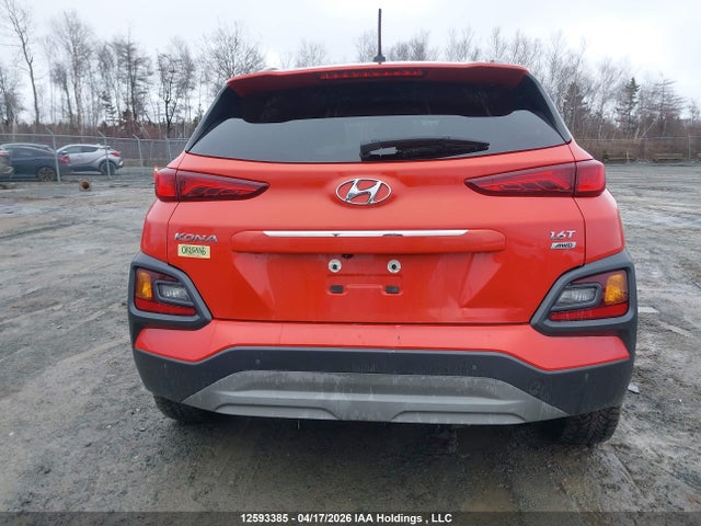 Продажа на аукционе авто 2018 Hyundai Kona 1.6t Ultimate, vin: KM8K5CA59JU159644, номер лота: 12593385