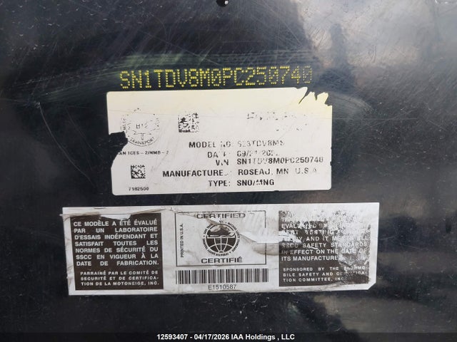 Polaris Polaris 2023 SN1TDV8M0PC250740 Image 9