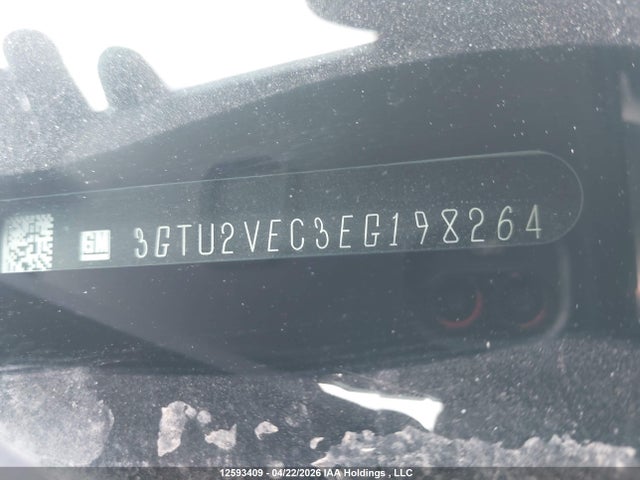 12593409 :رقم المزاد ، 3GTU2VEC3EG198264 vin ، 2014 Gmc Sierra 1500 Slt مزاد بيع