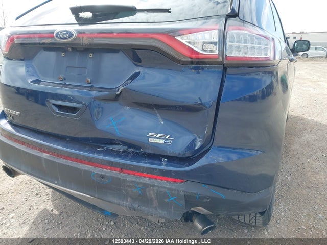 12593443 :رقم المزاد ، 2FMPK4J9XHBC53023 vin ، 2017 Ford Edge Sel مزاد بيع