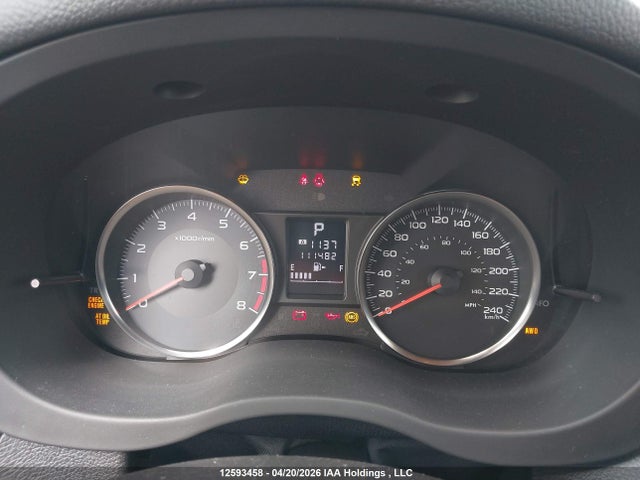 12593458 :رقم المزاد ، JF1GPAH62CH204562 vin ، 2012 Subaru Impreza مزاد بيع