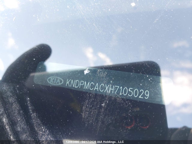 2017 Kia Sportage Lx მანქანა იყიდება აუქციონზე, vin: KNDPMCACXH7105029, აუქციონის ნომერი: 12593466