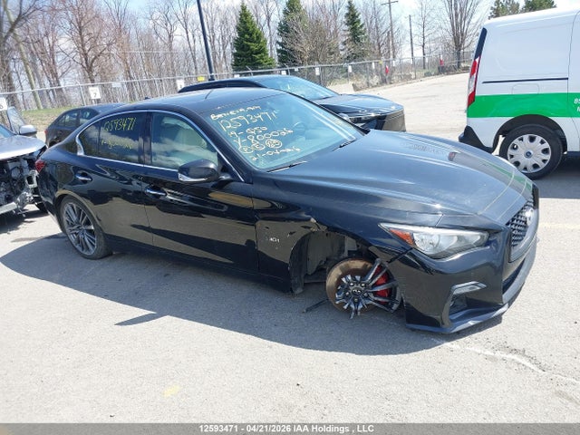 2019 Infiniti Q50 3.0t I-line Red Sport/3.0t Red Sport 400 მანქანა იყიდება აუქციონზე, vin: JN1FV7AR6KM800026, აუქციონის ნომერი: 12593471