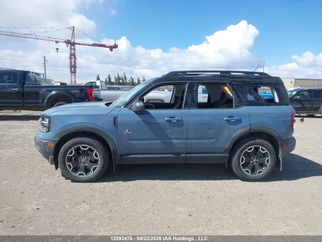 12593476 :رقم المزاد ، 3FMCR9CN4SRE16954 vin ، 2025 Ford Bronco Sport Outer Banks مزاد بيع