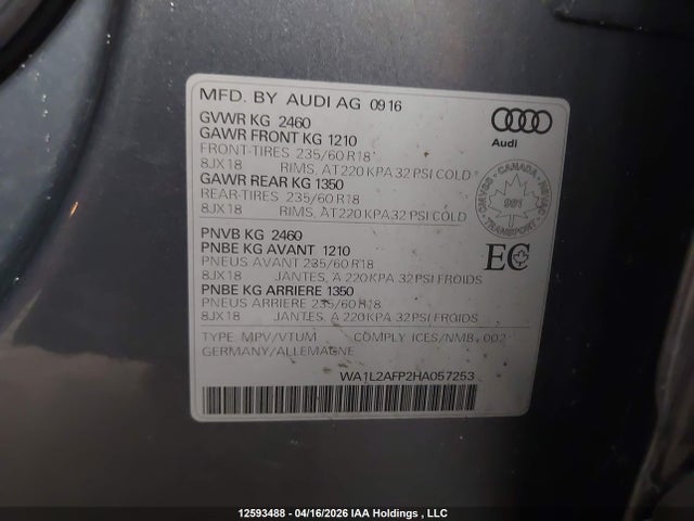 WA1L2AFP2HA057253 Audi Q5 Premium Plus