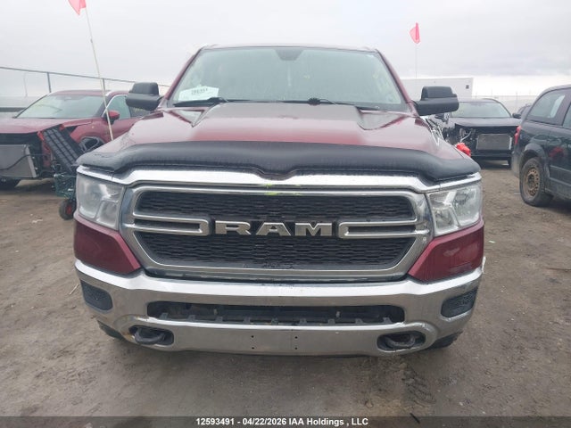 12593491 :رقم المزاد ، 1C6SRFCTXKN579874 vin ، 2019 Ram 1500 Tradesman مزاد بيع