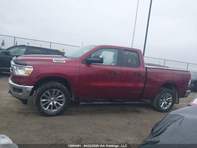 12593491 :رقم المزاد ، 1C6SRFCTXKN579874 vin ، 2019 Ram 1500 Tradesman مزاد بيع