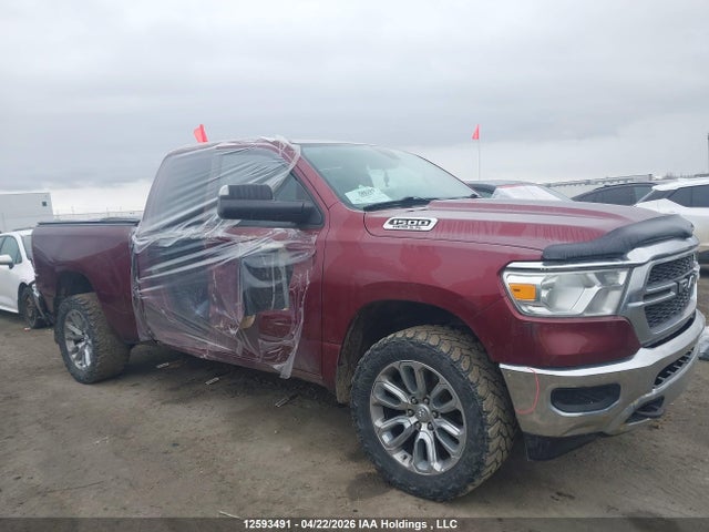 12593491 :رقم المزاد ، 1C6SRFCTXKN579874 vin ، 2019 Ram 1500 Tradesman مزاد بيع
