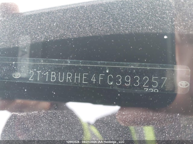 2T1BURHE4FC393257 Toyota Corolla S