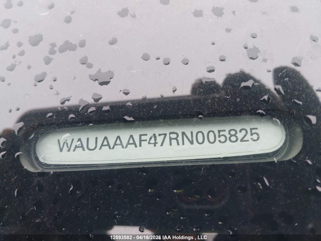 12593582 :رقم المزاد ، WAUAAAF47RN005825 vin ، 2024 Audi A4 Sedan مزاد بيع