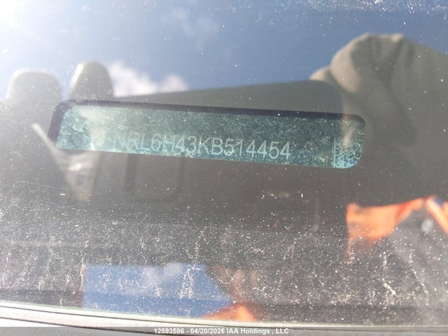 5FNRL6H43KB514454 Honda ODYSSEY EX