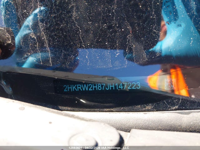 2HKRW2H87JH147223 Honda Cr-v Ex-l