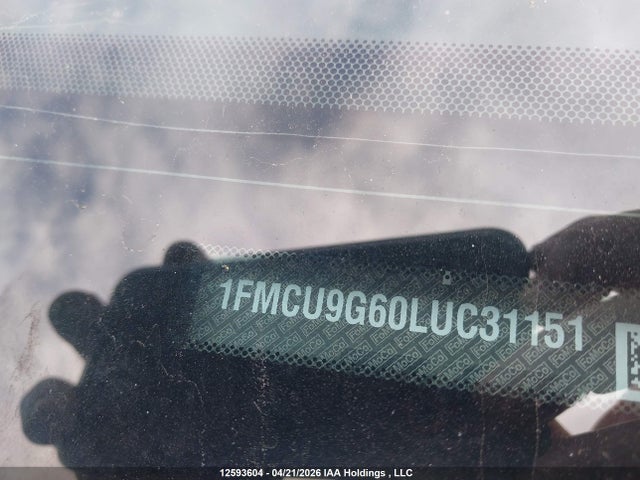 1FMCU9G60LUC31151 Ford ESCAPE SE