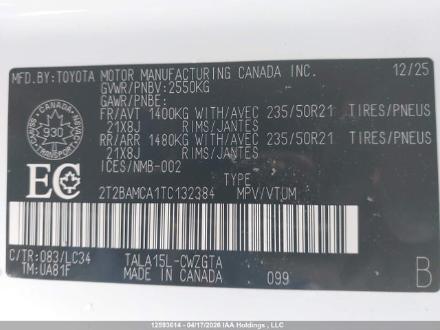 Lexus RX 350 2026 2T2BAMCA1TC132384 Image 19