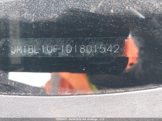 12593615 :رقم المزاد ، JM1BL1UF1D1801542 vin ، 2013 Mazda Mazda3 Gx مزاد بيع