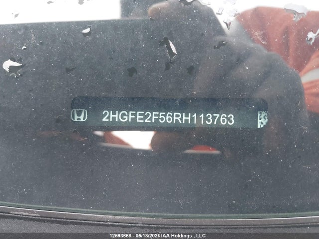 12593668 :رقم المزاد ، 2HGFE2F56RH113763 vin ، 2024 Honda Civic Sport مزاد بيع