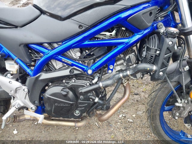 2019 Suzuki Sv650 A/x მანქანა იყიდება აუქციონზე, vin: JS1VP55B7K7100366, აუქციონის ნომერი: 12593680