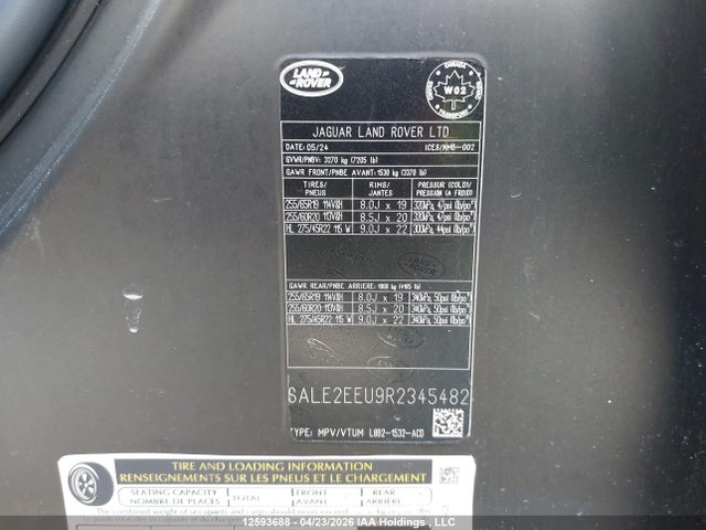 SALE2EEU9R2345482 Land Rover Defender 110 P400 X-dynamic Se