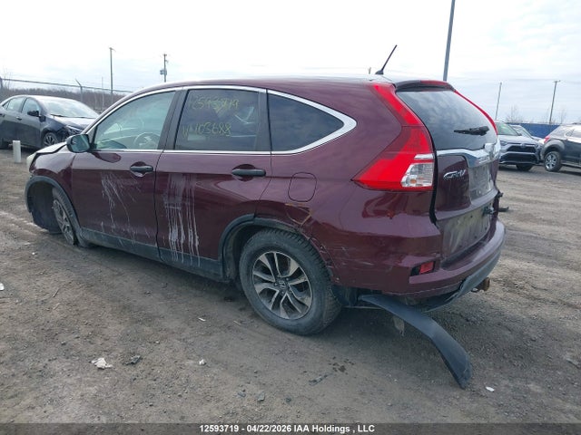 Aukcja sprzedaży 2016 Honda Cr-v Lx, vin: 2HKRM4H39GH103688, numer aukcji: 12593719