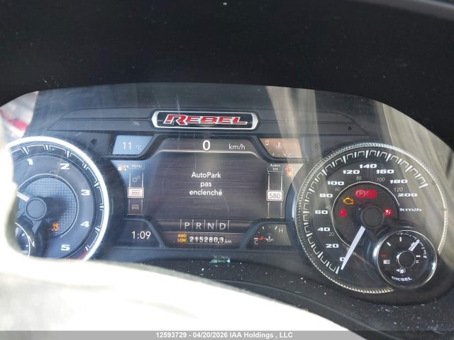 12593729 :رقم المزاد ، 1C6SRFLM3LN202717 vin ، 2020 Ram 1500 Rebel مزاد بيع