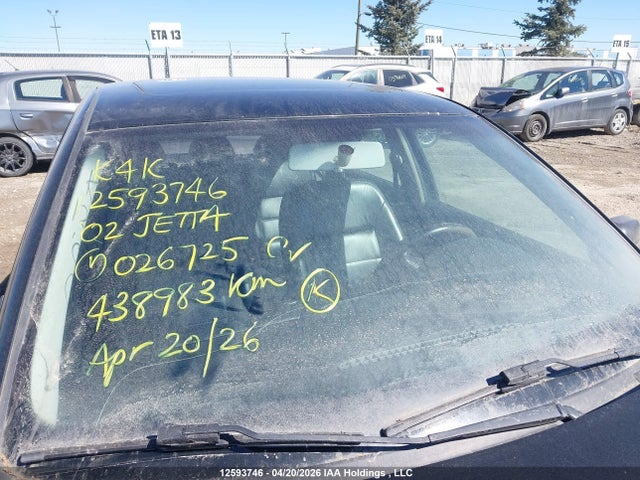 Aukcja sprzedaży 2002 Volkswagen Jetta, vin: 3VWSE69M72M026725, numer aukcji: 12593746