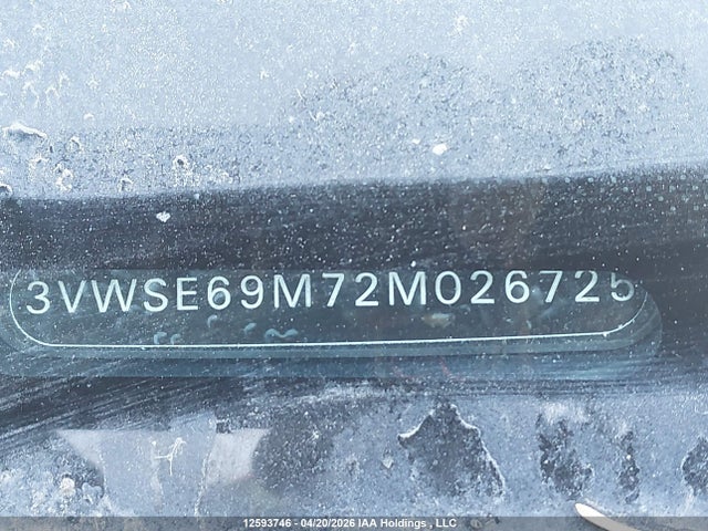 Aukcja sprzedaży 2002 Volkswagen Jetta, vin: 3VWSE69M72M026725, numer aukcji: 12593746